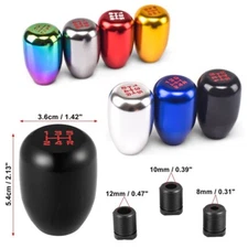 5 Speed Car Gear Stick Shift Knob Manual MT Racing JDM Shifter Universal 1PCS