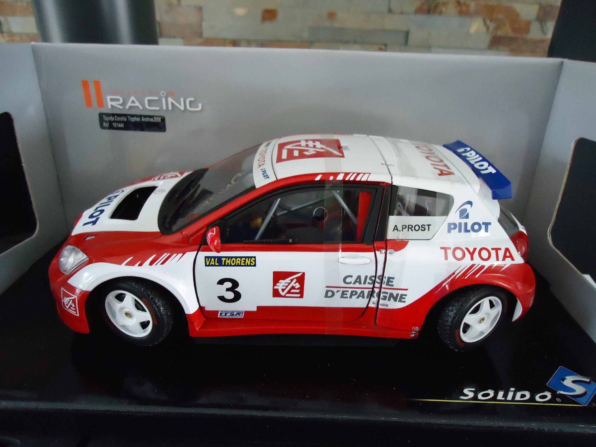 SOLIDO 1/18 TOYOTA COROLLA 2006 N°8B O.PANIS / BALAS RALLYE Trophée