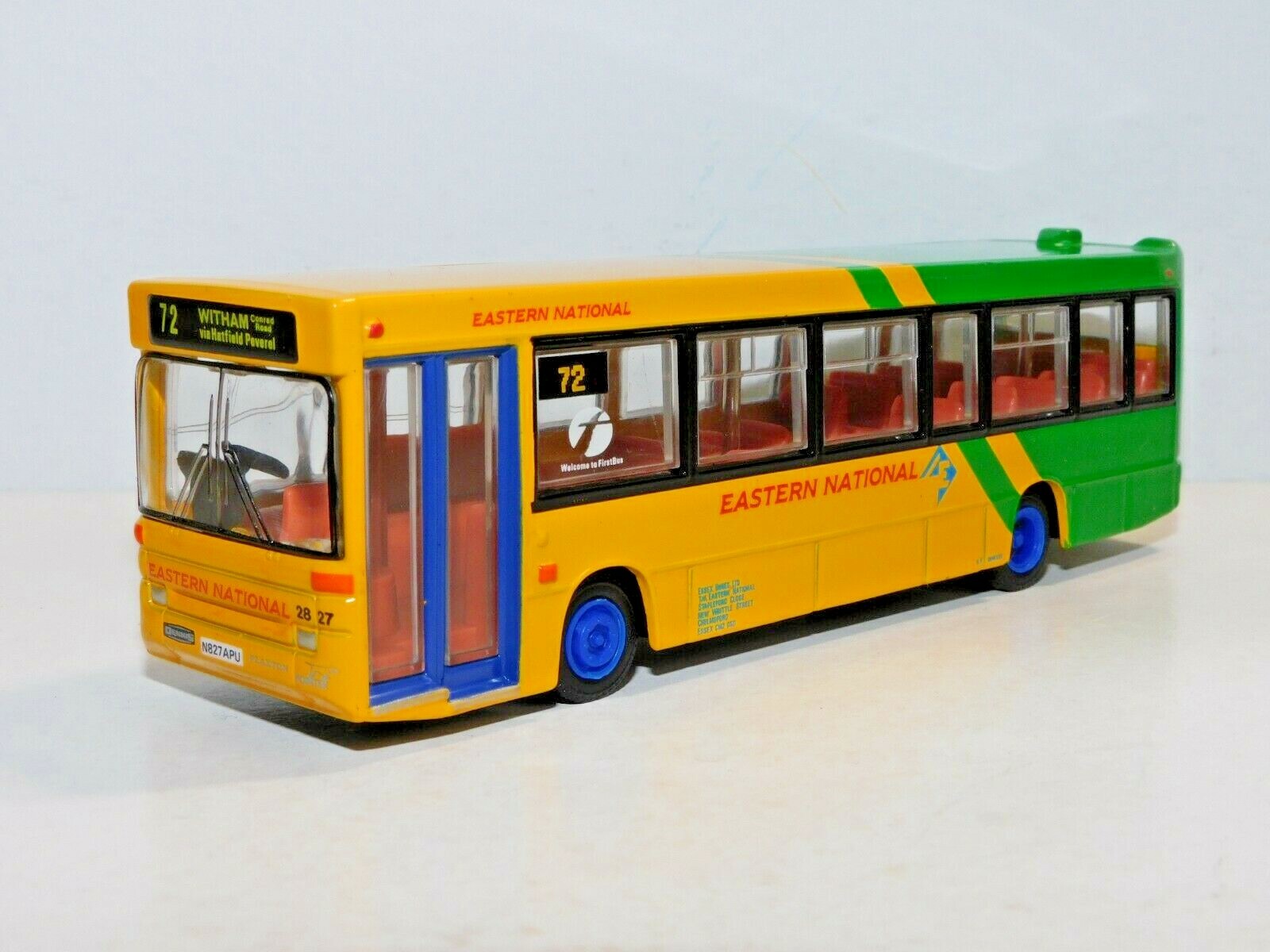 EFE PLAXTON POINTER DART FIRST EASTERN NATIONAL ROUTE 72 WITHAM 1/76 20613