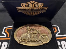 Harley Davidson Sturgis 50th Anniversary Belt Buckle 1990 Limited Ed #4690/5000