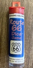 Route 66 Street Sign Dice Game 5D6 Die Gaming Tabletop Games Family Fun