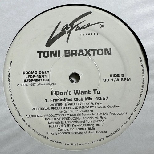 Toni Braxton - I Don't Want To/Un-Break My Heart 2x12” Vinyl VG + (S33) - Picture 6 of 10