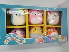 Squishmallows Squish Doos Original Kelly Toy 5" Plush Stuffed Soft Toys Set of 6