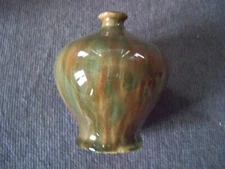 Roseville Pottery Early 1900's Vintage Unmarked Blended Pattern 4 Inch Bud Vase