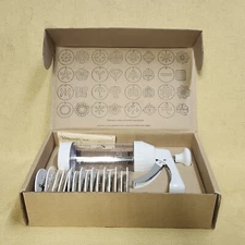 The Pampered Chef Cookie Press 1525 Disks Manual Complete