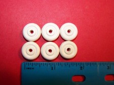 5/8" White REAL RUBBER tire Arcade Hubley Kenton cast iron antique NOT SILICONE