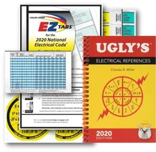 2020 Color Coded EZ Index Tabs with Ugly’s Electrical References based on NEC