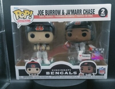 Funko Pop! Joe Burrow & Ja'marr Chase 2 Pack Fanatics Exclusive Bengals