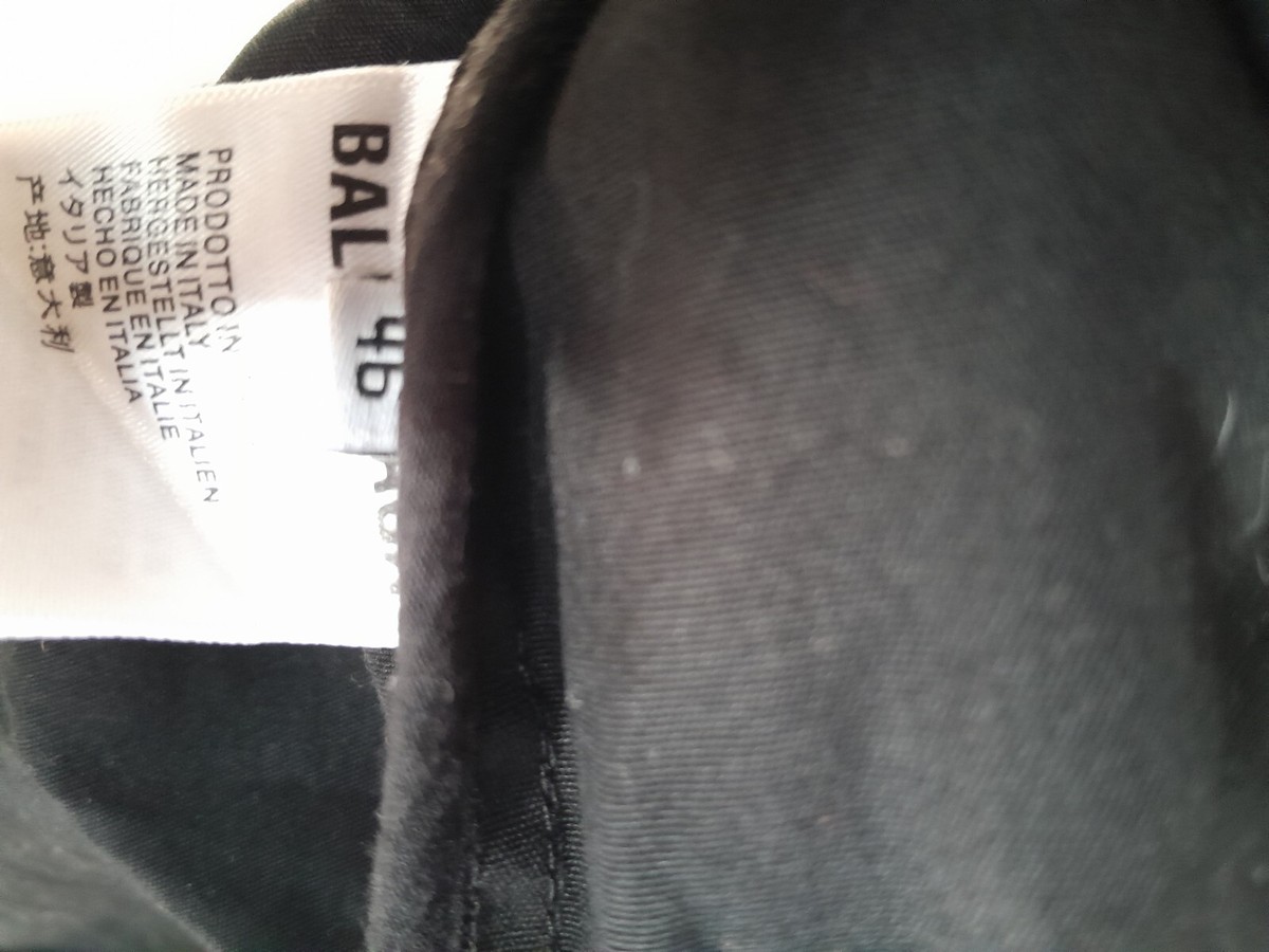 Balenciaga Black & Beige Jacket Size 46,Made in Italy | eBay