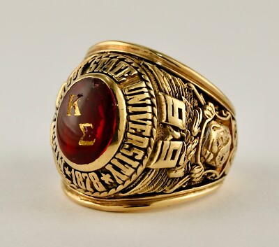 Vintage 1966 10K Yellow Gold Mississipi State University