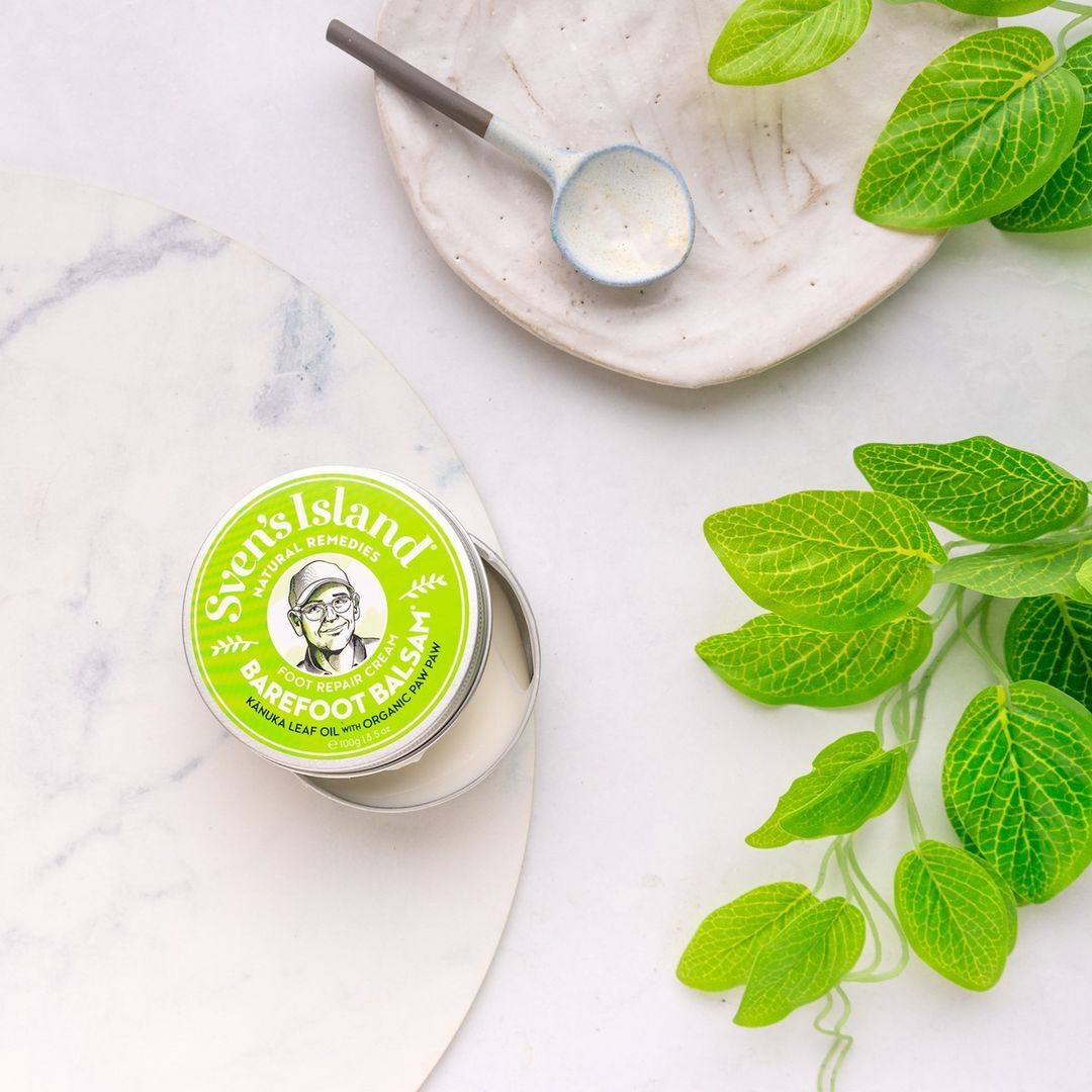Barefoot Balsam Foot Repair Cream Kanuka Leaf Oil with Organic Pawpaw