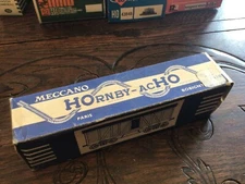 HORNBY-acHO-MECCANO ́ REF/7240-EMPTY BOX FOR covered wagon with bogies ́ ́ ́
