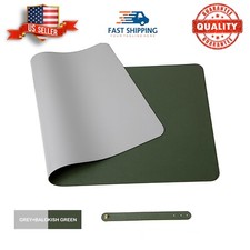NonSlip Waterproof Reversible Leather Large Size Keyboard Mouse Pad Prem Leather