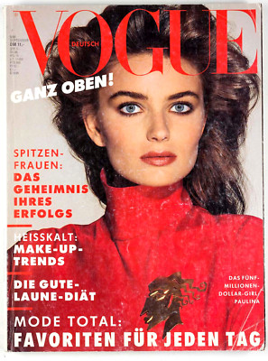 Paulina Porizkova IMAN Roberto Chirko SUSAN MINER Elle TALISA SOTO Deutsch Vogue