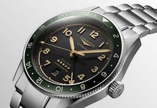 Longines Spirit Zulu Time Anthracite Dial Mens Watch 42mm L3.812.4.63.6 3