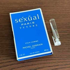 Michel Germain Sexual Paris Tendre Pour Homme Eau de Toilette, 0.04 Fl Oz/1.2 mL