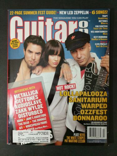 Guitar One Magazine Juli 2003 - Metallica, Deftones, gestört, Korn, Audioslave - Bild 1 von 2