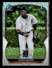 2023 Bowman #BCP-4 Javier Osorio Chrome Prospects Mojo Refractors card