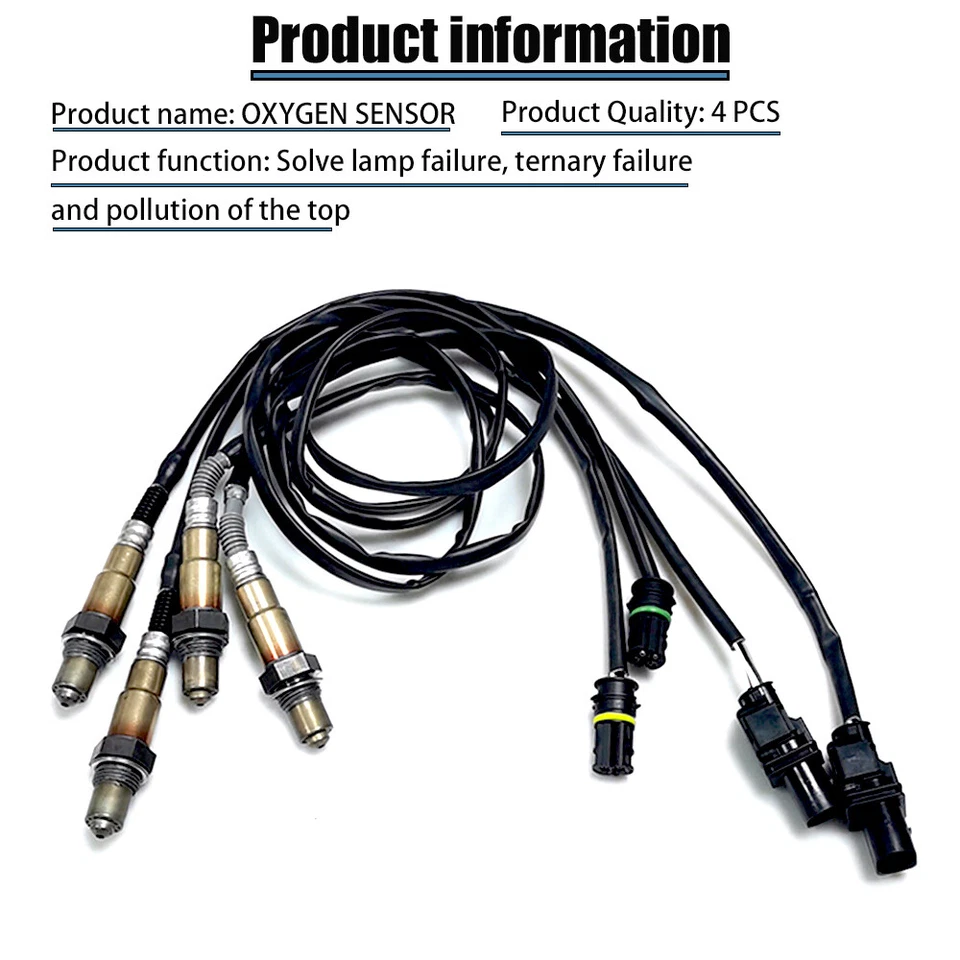 4 датчика кислорода O2 вверх + вниз по течению для BMW 335i 2007 2008 2009 2010 3,0 л США - Изображение 4 из 4