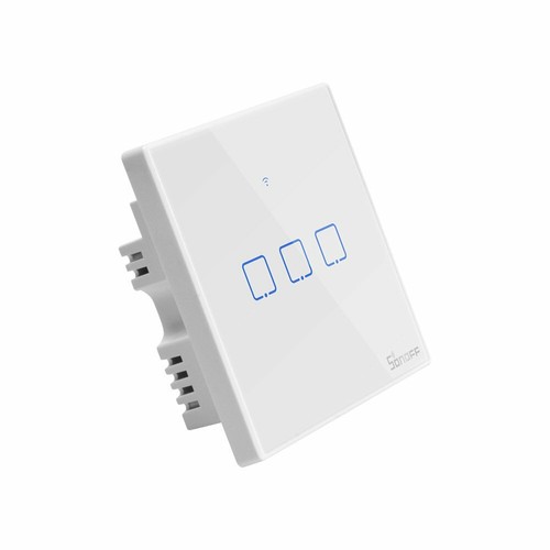 SONOFF T2 T3UK WIFI Smart Wall Switch Galss Panle Touch APP/433RF Remote Control - Picture 16 of 18