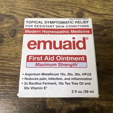 Emuaid Maximum Strength First Aid Ointment, 2oz/59ml New Exp. 07/2026 J