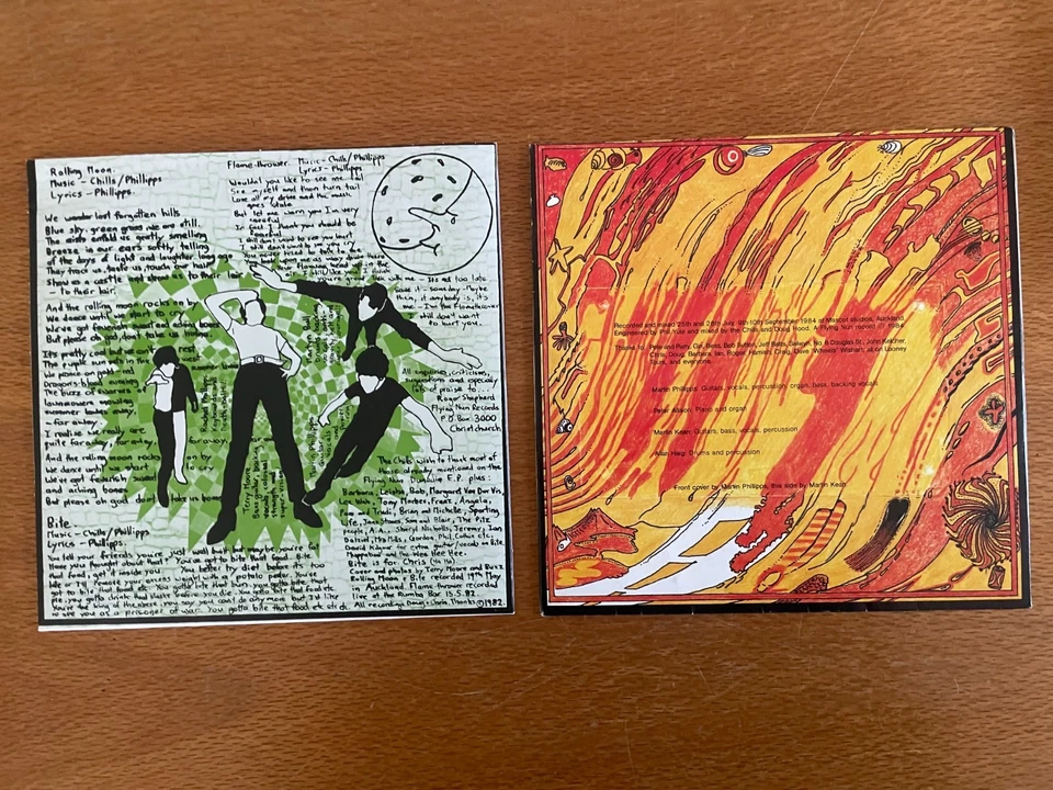 THE CHILLS MARTIN PHILLIPPS ROLLING MOON AND DOLEDRUMS. flying nun, the bats - Image 2 of 4