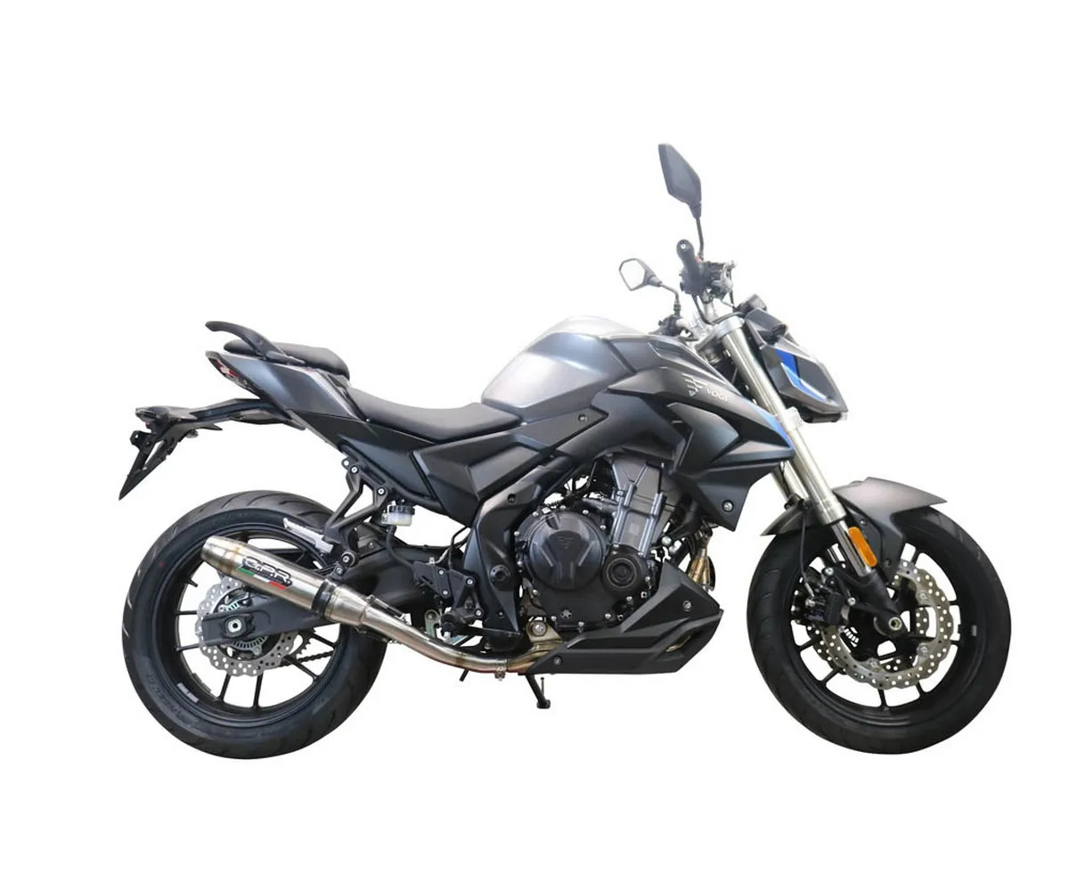 Brushed Inox GPR Exhaust Muffler Deeptone Inox Appr Voge Valico 500 2021 2023