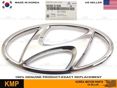 Genuine  Front Grille ''H'' Emblem for 2021-2023 Hyundai Santa Fe OE# 86300-S1500
