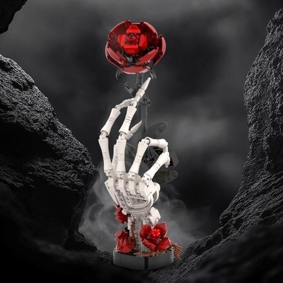 Halten Sie Die Rose Diy Bausteine Spielzeug Gothic Simulation Blumen Modell Neue