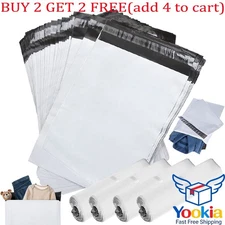 Poly Mailers Shipping Bags Envelopes Bag 100 PCS 6x9 Inch Buy 2 Get 2 Free