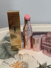 YSL Loveshine Candy Glow Sheer Shine Lip Balm Full Size 1B Pink SunriseNIB
