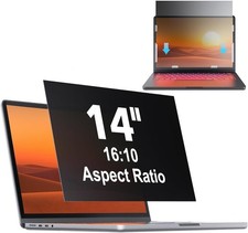 14 Inch 16:10 Laptop Privacy Screen Anti Glare Blue Light Filter Protector Cover