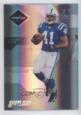 2005 Leaf Limited Spotlight Silver 25/50 Anthony Davis #155 Rookie RC 0a6