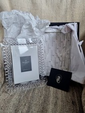 Waterford Crystal Lismore Large Glass Photo Picture Frame With Box Fits 5x7" VGC