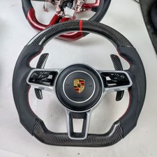 Porsche Steering Wheel Customization - 100 Carbon Fiber - Leather - Acc Pdk Porsche Steering Wheel Customization - 100 Carbon Fiber - Leather - Acc Pdk