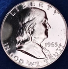 1963 Franklin Silver Half Dollar Ch Proof