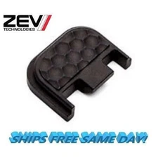 Zev Technologies Black Aluminum Honeycomb Back Plate for Glocks  BK.PLATE-AL