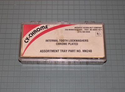 #ad #ad Vintage Cy Chrome Drag Specialties Inside Star Washer Assortment MK240 $129.99