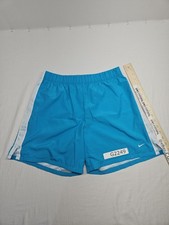 Nike Performance Boy's Medium 8-10 Blue Swoosh Athletic Mesh Lined Shorts