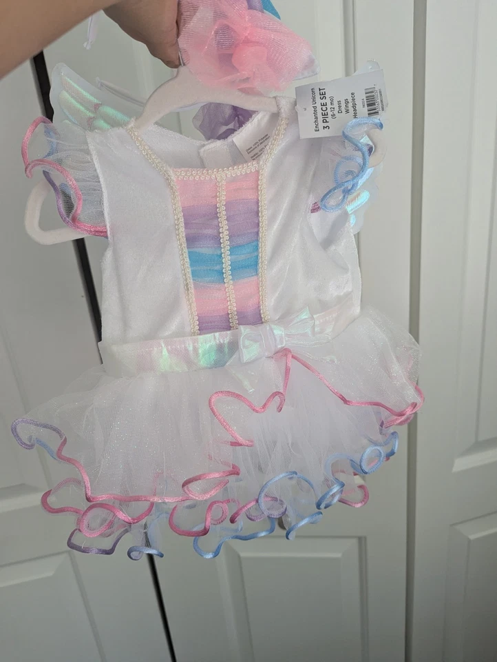 Baby Unicorn Costume Size 6 and 12 Months New with Tags - Image 3 of 4