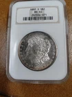1882-S Morgan Silver Dollar $1 - NGC MS64 - Old Holder - Great Eye Appeal!