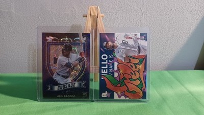 Detroit Tigers Lot Of 2 Panini Prizm Blue Velocity Prizm & Riley Greene Insert 
