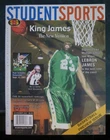 Student Sports Magazine 2001 Lebron James 1st Cover High School BEAUTY No Label