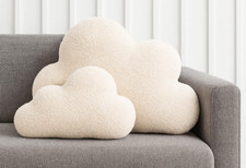 DEKOKISSEN Boucle Kuschelkissen Wolke