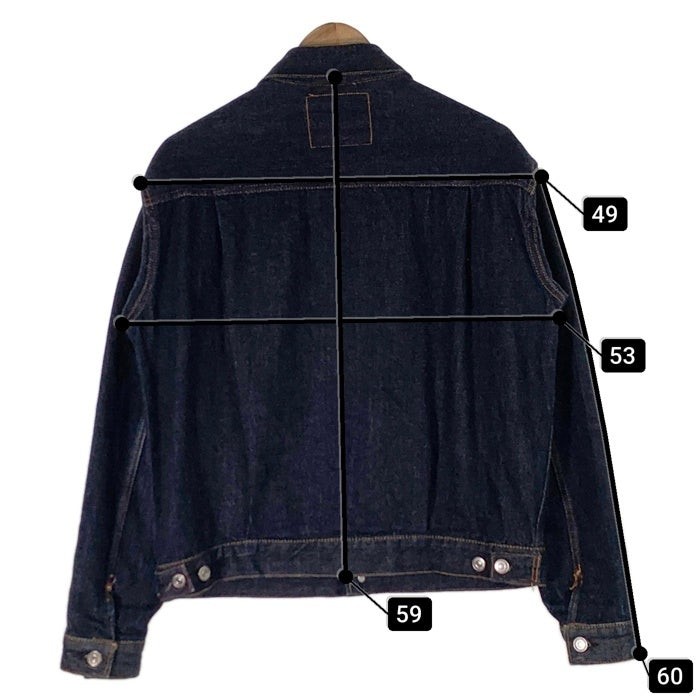 美品　DAPPER'S One Piece Of Rock 407XXX DAPPER'S Dappers One Piece Of Rock 407XXX 2nd Denim Jacket