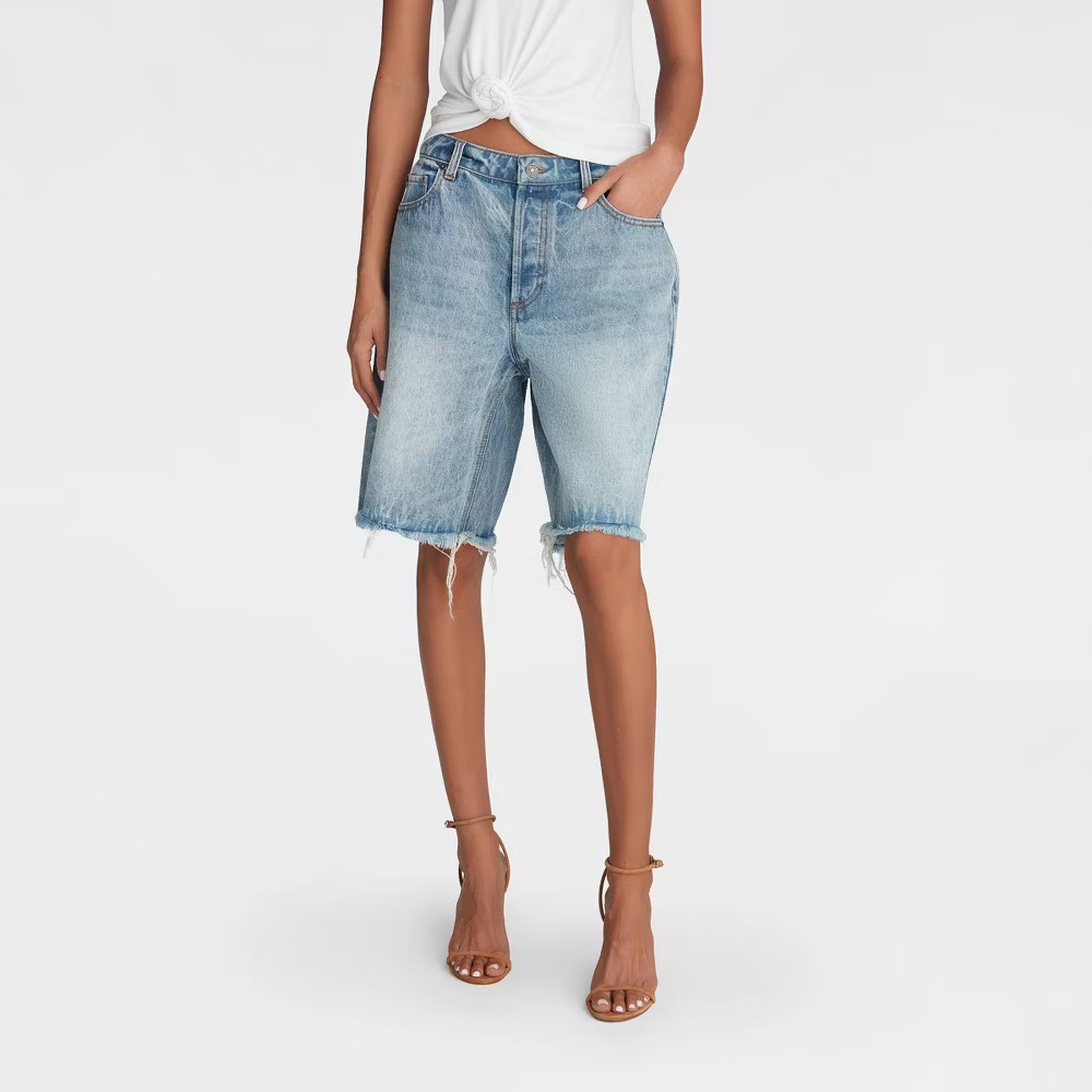 KBB by KAHLANA Women's 'The Denim Bermuda Shorts'