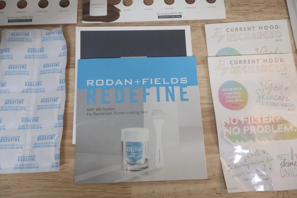 Rodan + Fields 重新定义 AMP MD 系统抗衰老滚轮罐片和贴纸 — 第 4/4 张图片