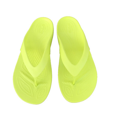 Crocs Kadee II Flip Flop Women s Size 7 Sandal Yellow