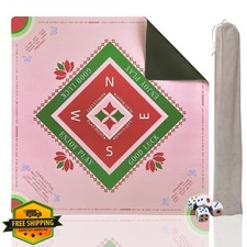 Mahjong Learning Mat 31"x31" Anti-Slip Noise-Reducing Carry Bag