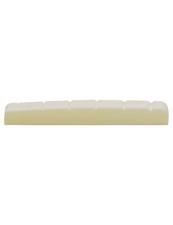 Metallor 6 String Pre-Slotted Bone Guitar Nut 43mm x 6mm x 3mm Compatible wit...